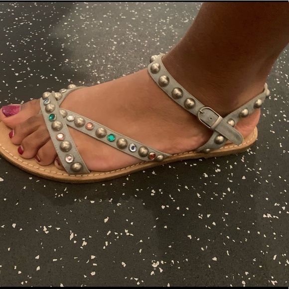  Studded Sandals
